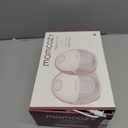 Momcozy Breast Pump Hands Free Mobile Style | M6, Wearable Breastfeeding Pump Ideal Rhythm for More Milk, Double Fit Flange More Fit & Discreet with 3 Modes & 9 Levels, 24mm - 2 Pack Quill Gray