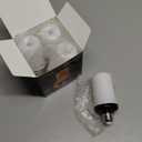 Hompavo Upgraded LED Flame Light Bulbs, 4 Modes Flickering Light Bulbs with Upside Down Effect, E26/E27 Flame Bulb for Halloween, Christmas, Party, Indoor and Outdoor Home Decoration (4 Pack)