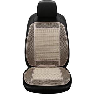 Autopeck Cooling Car Seat Covers Protector Cushion Standard Size Full Air Flow Ventilated Cover Pad Mat Breathable for Car Seat Driver Auto Chair Pads (Bamboo hue)