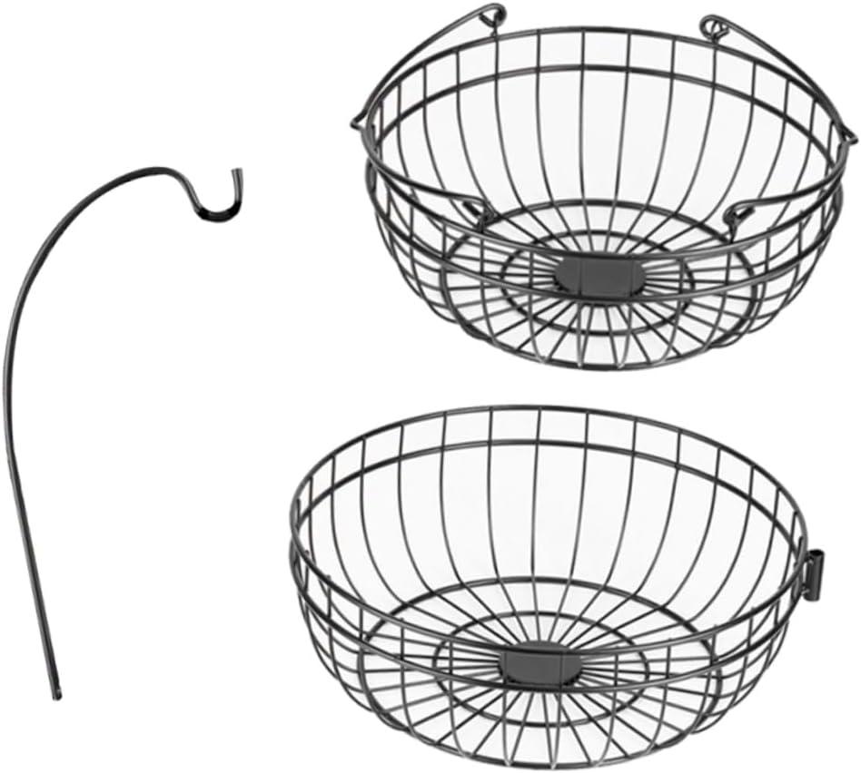 1pc Hanging Fruit Basket Two Storage for Fruits and Snacks Multi-functional Organizer for Kitchen and Living Room Decor