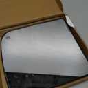 Driver left Side Upper Towing Mirror Glass with Heated Fit for 2009-2019 Dodge Ram 1500, for 2019-2020 Dodge Ram 1500 Classic, for 2010-2019 Dodge Ram 2500 3500