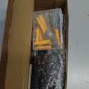 4 Pack Wooden Curtain Rod Brackets Curtain Rod Holder Wood Brackets Classics 3 1/2" Return Bracket for 2" Pole (Black)