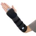 Unisex Forearm and Wrist Support Splint Brace Double Fixation Wrist Brace for Carpal Tunnel,Adjustable Night Time Forearm Immobilizer Brace Splints,12.2 inch (31cm) length(RH/L)