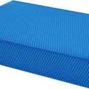 Exercise Balance PadBalance Foam Mat for Physical Therapy Equipment & Strength Stability Training, Slip Resistant Foam Mat for Yoga, Pilates, Meditation (Blue-M-11.8" x 7.8" x 2")