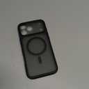 TOCOL for iPhone 17 Pro Max Case, Compatible with Magsafe, Full Camera Protection, Built-in Magnetic Ring, Translucent Matte Phone Case for iPhone 17 Pro Max 6.9 inch (Black)