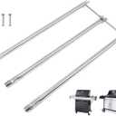 QuliMetal 7508 Grill Burner Tube for Weber Genesis Silver B/C Gold B/C, Spirit 700, Spirit E-310, E-320 (Side Control Grills), Weber 900 Grill Parts, 304 Stainless Steel Gas Grill Burner Tube Kit