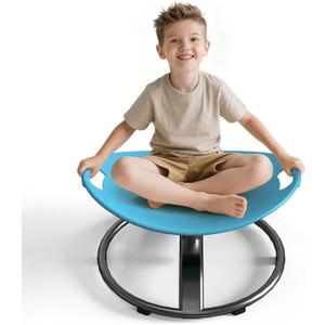 Spinning Chair for Autistic Kids - Sensory Spinning Chair for Autistic Children with Safety Handle & Non-Slip Design, Swivel Chairs for 3-8 Years Kids Autism(Blue) Spinning Chair for Autistic Kids - Sensory Spinning Chair for Autistic Children with Safety Handle & Non-Slip Design, Swivel Chairs for 3-8 Years Kids Autism(Blue)