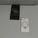 Magnetic for iPhone 16e Case with Ring Stand, [10 FT Drop Protection] [Velvety Touch] Slim Translucent Matte Back Shockproof Phone Case for iPhone 16e 6.1'', Frosted White