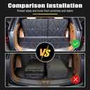 Floor Mats for 2021-2025 2026 Jeep Grand Cherokee L (only 6 Seats, Without the Second-Row Center armrest), TPE All-Weather Protection Durable Trunk Cargo mat for Jeep Grand Cherokee L Accessories
