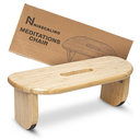 NIXSCALINO Folding Meditation Bench | Bamboo Kneeling Stool with Rocking mechanism - Portable Cross Legged Folding Seiza Chair
