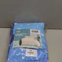 JSD Gradient Blue Moon Stars Kids Sheet Set Full Size, 4 Piece Space Theme Microfiber Sheets Deep Pocket