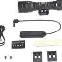 Streamlight 88127 ProTac Rail Mount HL-X Pro USB 1000-Lumen High Candela Multi-Fuel Long Gun Light, Includes Jack-Cap, M-Lok kit, Pressure Switch, Tool, and SL-B26 USB Battery with USB Cord, Black