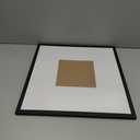 Americanflat 20x20 Wedding Signature Frame with Polished Plexiglass - Use as 8x10 Frame with Mat or Display 20x20 Photos Without Mat - Streamline Collection - Autograph Frames for Wall - Black