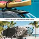 NDakte Bike Lock, Extra Long Straight Cable Lock (6FT, 12FT, 18FT, 22FT, 27ft) with Resettable Combination, Unique Narrow Designed for Kayaks, Scooters, Paddle Boards and Outdoor Gear