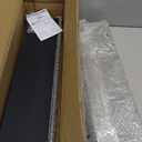 24inch Long Floating Shelves for Wall Decor, 5-Set Shelves with Lip, Black