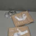 Xiomot Tulle Backdrop Curtain with Lights String 10FT X 8FT Champagne Sheer Tulle Backdrop Curtains for Wedding Birthday Party Reception Photo Booth Background Decorations (2 Panels 5x8FT)