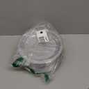 WELLIFE Clear Party Plates 9 Inch -150 Count for Party, Disposable Plastic Dinner Plates for Birthday Wedding Engagement Easter