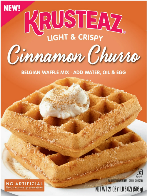 KRUSTEAZ Light Crispy Cinnamon(8 Pack)Best by 02/20/26
