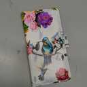 Case for Galaxy S10e, Hummingbird in Flowers Leather Flip Wallet Case Cover with Card Slot Holder Kickstand for Samsung Galaxy S10e