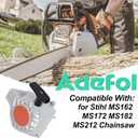 Adefol 1148 080 2106 Recoil Starter Assembly Recoil Pull Starter for Stihl MS162 MS172 MS182 MS212 Chainsaw, MS172 MS182 Recoil Starter Chainsaw Replacement Parts Replece 1148-080-2106