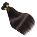 Dark Brown Human Hair Bundles Color 4 Straight 24 26 28 Inch Brazilian Virgin Double Weft Chocolate Brown Hair Extensions Soft Smooth Bouncy for Black Women