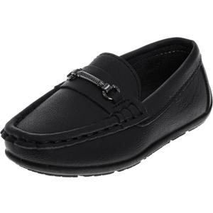 French Toast Toddler Boy Loafers Penny Moccasin School Driving Dress Shoes for Boys (Black, 5)