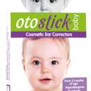 Otostick Baby - 1 Pack 8 Count Protruding Ear Corrector for Babies with Baby Cap - Orthopedic Baby Items for Correction of Large Ears from 3 Months
