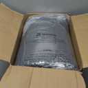 CozyLux Queen Comforter Set Dark Grey, 7 Pieces Bed in a Bag, Dark Gray Comforter Queen Size, All Season Bedding Sets with Stitch Quilted Comforter, Flat Sheet, Fitted Sheet, Pillowcases