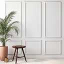 Colingmill 3 Sets Peel Stick Molding Trim Panels, 54 x 24 x 1.57 in, White