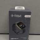 Fitbit Versa 4 Fitness Smartwatch with Daily Readiness, GPS, 24/7 Heart Rate, 40+ Exercise Modes, Sleep Tracking and more, Waterfall Blue/Platinum, One Size (S & L Bands Included)