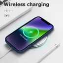 JELE Compatible with iPhone 13 Pro Case, Shockproof iPhone 13 Pro Silicone Case with [Military Drop Protection], [Soft Anti-Scratch Microfiber Lining],Dust-Risistant Phone Cover, Navy Blue