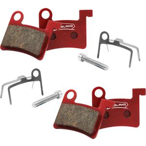 MT600 Electric Bike Disc Brake Pad Two Pairs, Suitable for DYISLAND LD-200PLUS LD4X-600, (Semi-Metallic/Sintered-Metal)