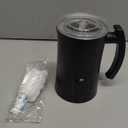 Electric Milk Frother, 4 in 1 Milk Steamer,11.8oz/350ml Automatic Warm and Cold Foam Maker for Coffee,Latte, Cappuccino, Macchiato, Hot Chocolate (Matte Black)