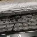 Signature Design by Ashley Tip-Off Power Recliner with Adjustable Headrest, Attached Cushions, Fabric Upholstery, USB Port, 52" W x 42" D x 45" H, Gray (Grey)