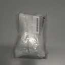 PATIKIL 1.5" Plate Swivel Caster Wheels, 4 Pcs Silent Fixed Plate Casters with M4 Screws Load Capacity 132Lbs for Furniture Cart Trolley, Black(1 with Brake, 1 Without Brake)