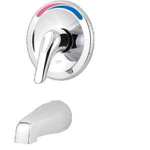 Pfister R890100 Pfirst Series 1-Handle Tub Only Trim, Polished Chrome (Valve Sold Separately)