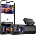 2.5K Car Dash Cam, VEEMENT Dash Camera for Cars, 1440P Car Dash Camera with APP, WiFi Dash Cams with WDR Night Vision, 24/7 Parking Monitor Dashcam, 160°Wide, G-Sensor, Mini Dash Cam