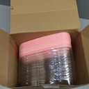 Macarrie 25 Pcs Valentine's Heart Shaped Serving Tray Platter 20 oz Heart Plates with Clear Lids Dessert Plates Snack Tray for Valentine Birthday Party Table Decoration (Pink)