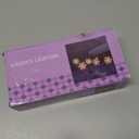 Solar Christmas Pathway Lights, 5 Pack Solar Christmas Decor Star Lights Outdoor Waterproof Stake Lights Garden Decorative Lights Walkway Lights for Landscape Yard Lawn Patio Wedding Party(Warm White)