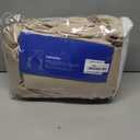 MIULEE 2 Panels Blackout Velvet Curtains Solid Soft Grommet Camel Beige Curtains Black Out Thermal Insulated Soundproof Room Darkening Drapes/Panels for Living Room Bedroom 52 x 96 Inch Length