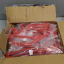 26PCS Full Set Exterior Decoration Trim Kit for Jeep Wrangler JL JLU 2018-2023 Door Hinge Handle Engine Hood Hinge Hood Latch Wheel Eyebrow Side Air Outlet Rear Tailgate Window Hinge Cover (Red)