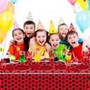 81Pcs Ladybug Party Tableware Set Ladybug Birthday Party Supplies,Paper Plates,Napkins,Cup,knives,Spoons and Forks