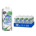 Vita Coco Organic Coconut Water, Extra Coconut | More "Coconutty Flavor" | Hydrating Electrolytes | Vital Nutrients | 11.1 Fl Oz (Pack of 12), Best By: 09 AUG 2025