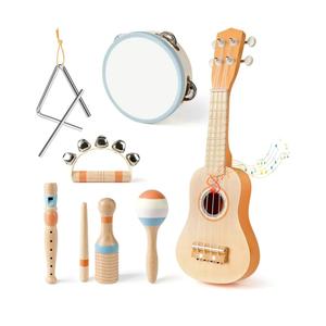 Toddlers Guitar, 4 in 1 Kids Guitar and Piano Guitars for Toddlers 24 with Lullaby Projector Toy for Kids Musical Instruments Toys Birthday Gift for a 2-5 Year Old Boys Girls Gifts