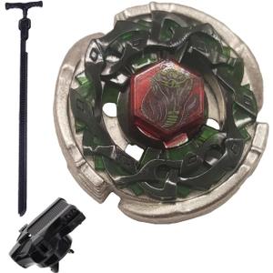 Battling Tops Metal Fusion with Launcher for Child and Boys, Stainlsee Steel Precision Gyro Anti-Grabity Spinning Tops, Balance Desktop Spinner Toys Gifts (Bb69)