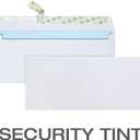 Quality Park #10 Security Envelopes, No Window, Redi-Strip Self Seal Envelopes, 24-lb White Wove, 4-1/8" x 9-1/2", 100 per Box (QUA69117)