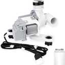Washer Drain Pump Assembly Compatible with Samsung Washing Machine Parts Replace# DC97-19289F, DC97-19289B, DC97-19289A, DC97-17349B, DC97-17366J, DC97-17366A, P6806651, PS12592631, PX3516-01