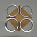 73.1 to 60.1 Hub Rings, 73.1mm OD to 60.1mm ID Aluminum Hub Centric Rings, Pack of 4