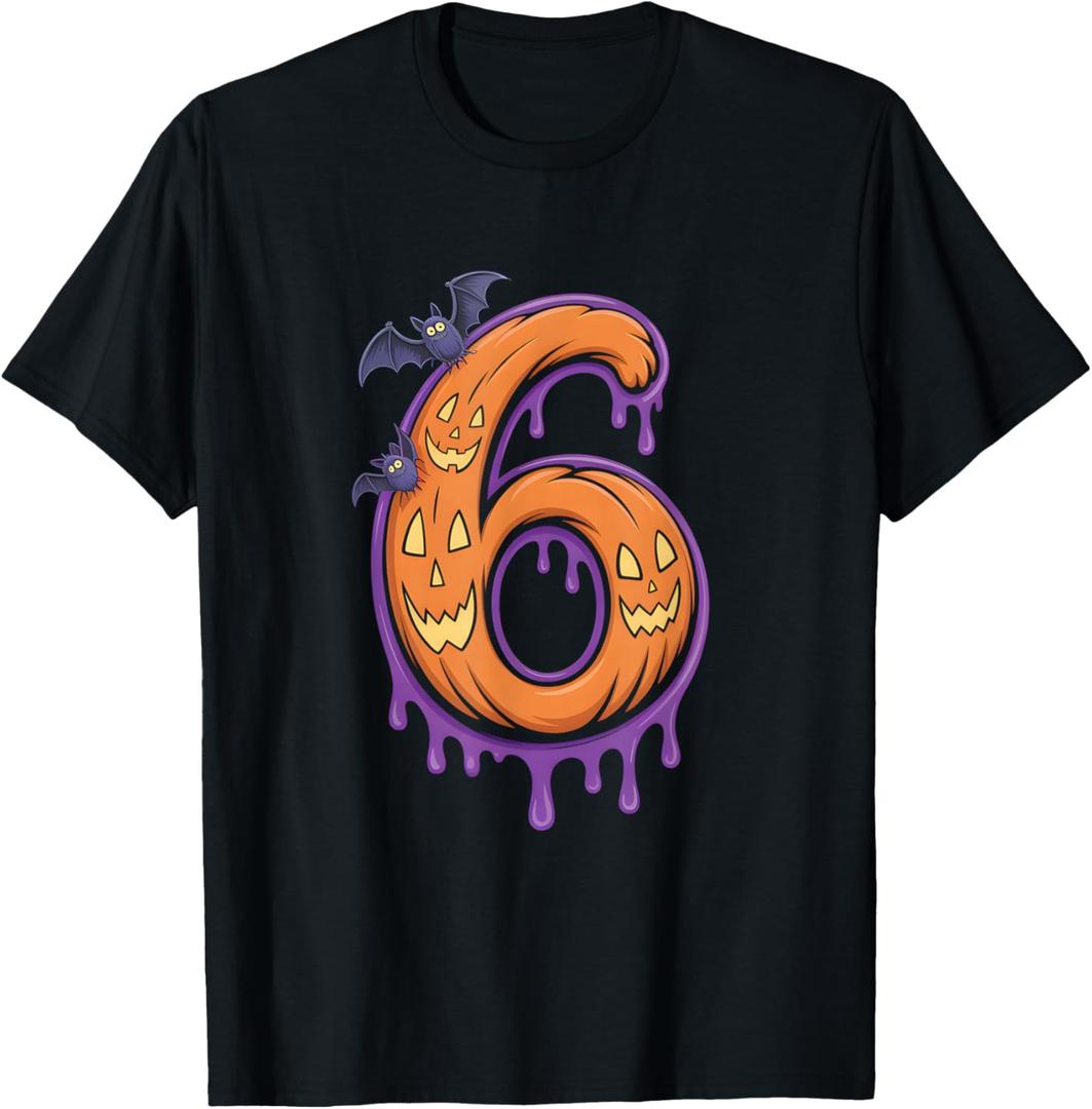 Fun Six Seven 6 7 Meme Design Couples Halloween T-Shirt 2XL