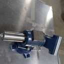 Yost Vises 750-E Multi-Jaw Rotating Vise System | 2 in 1 Multipurpose Bench and Pipe Vise | Secure Grip with Swivel Base | Made with a Combination of Ductile Iron & Hardened Steel | Medium, Blue